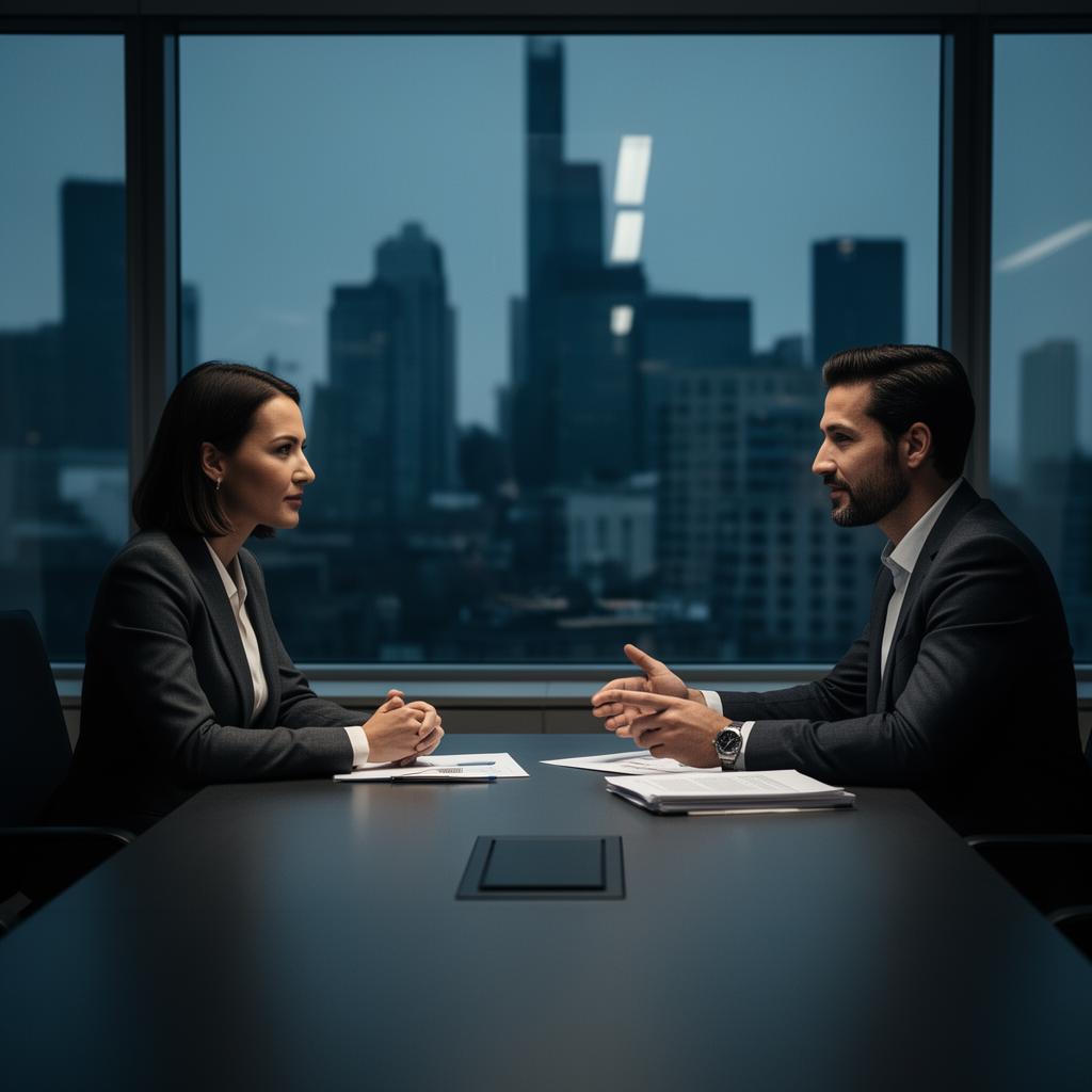 Consultants in meeting